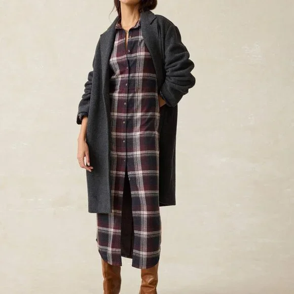 Faherty Legend Sweater Maxi Dress S - Picture 9 of 10